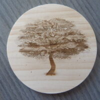 Dessous de tasse en bois – Arbre Sakura