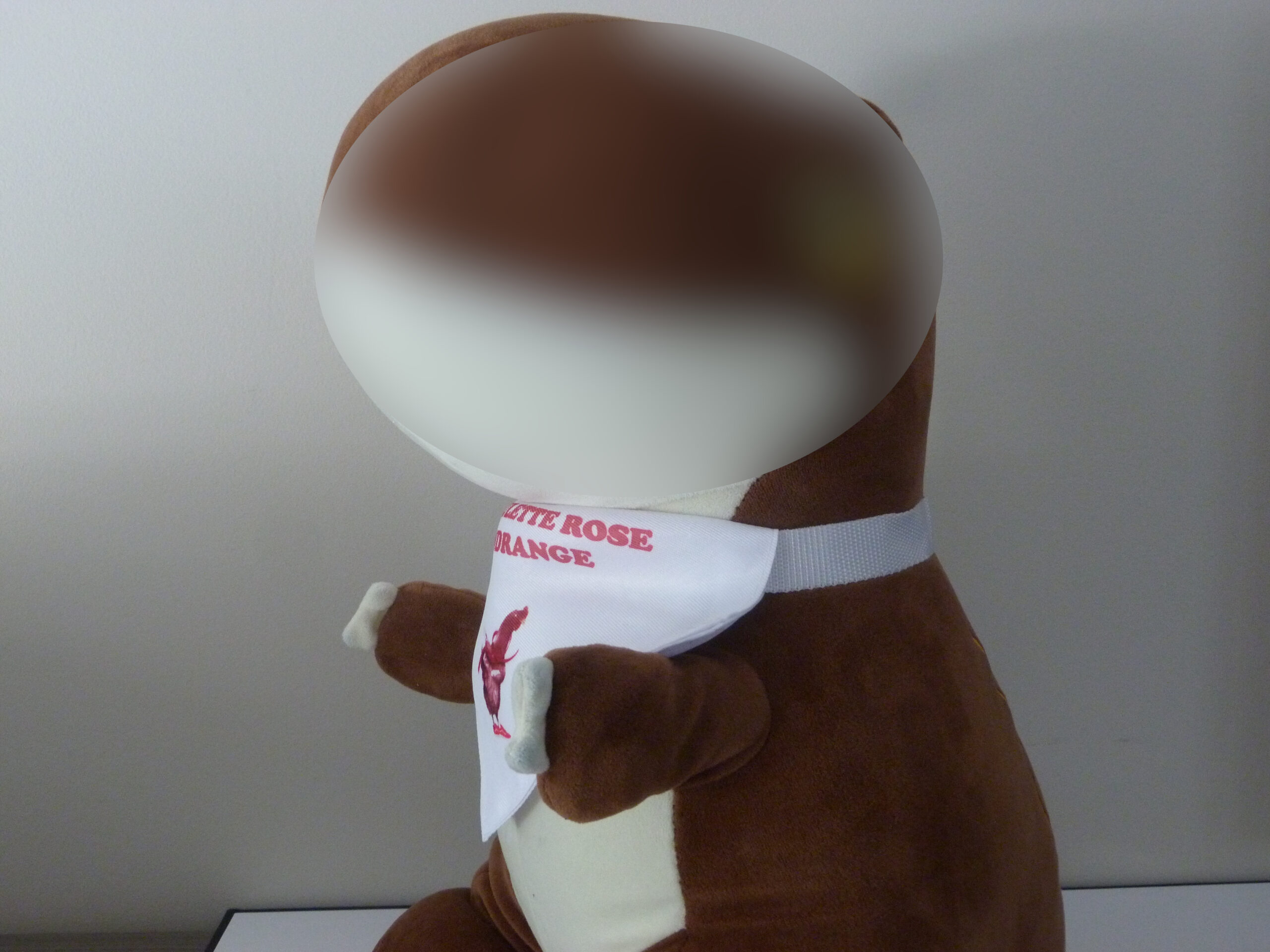 Bandana-collier animal "La Poulette Rose" – Image 3