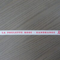 Bracelet en tissu « La Poulette Rose »
