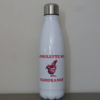 Gourde inox « La Poulette Rose »