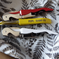 Tire-bouchon multifonctions en métal gravé