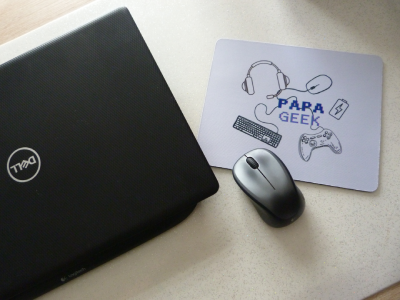 Tapis de souris "Papa Geek"