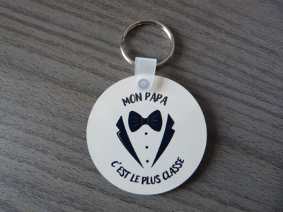 Porte-clés MDF "Fête des Pères" – Image 2